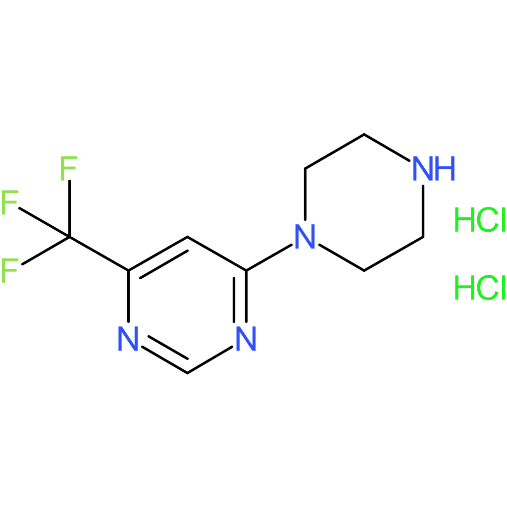 4-(Piperazin-1-yl)-6-(trifluoromethyl)pyrimidine dihydrochloride