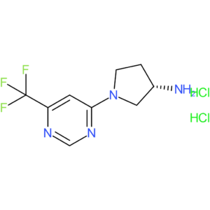 (3S)-1-[6-(Trifluoromethyl)pyrimidin-4-yl]pyrrolidin-3-amine dihydrochloride