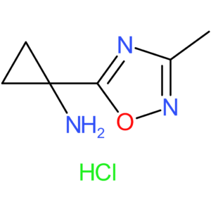 1-(3-Methyl-1,2,4-oxadiazol-5-yl)cyclopropan-1-amine hydrochloride
