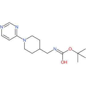 tert-Butyl N-{[1-(pyrimidin-4-yl)piperidin-4-yl]methyl}carbamate