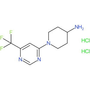 1-[6-(Trifluoromethyl)pyrimidin-4-yl]piperidin-4-amine dihydrochloride