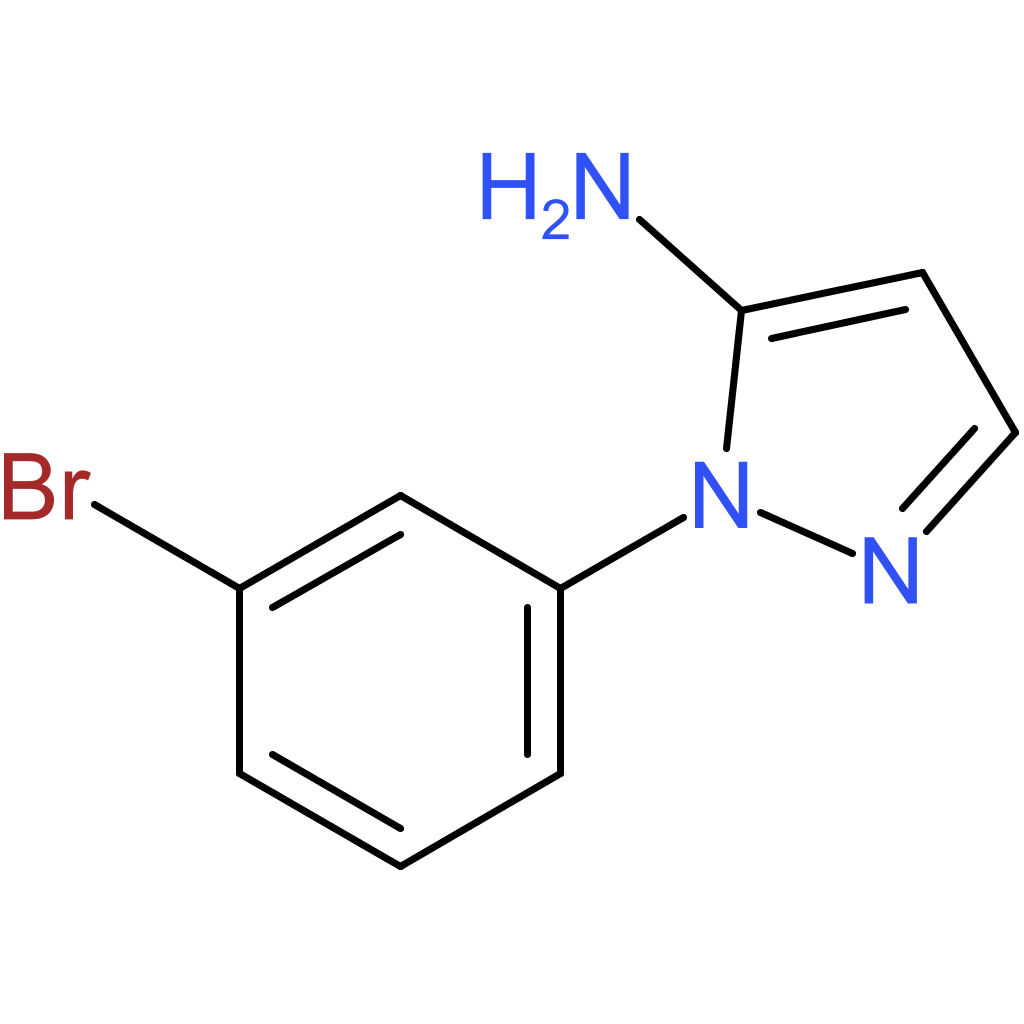 1-(3-Bromophenyl)-1H-pyrazol-5-amine