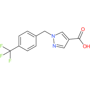 1-[4-(Trifluoromethyl)benzyl]-1H-pyrazole-4-carboxylic acid