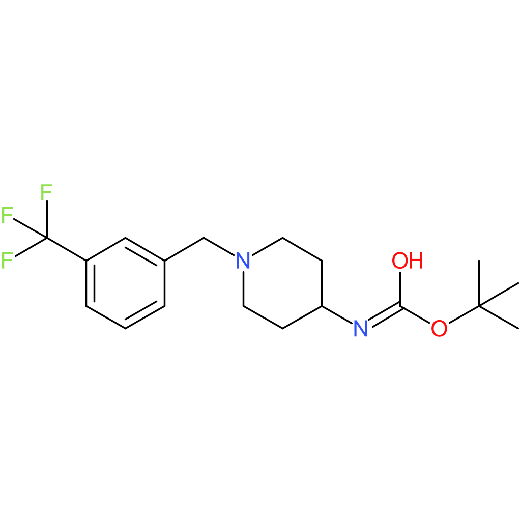 tert-Butyl 1-[3-(trifluoromethyl)benzyl]piperidin-4-ylcarbamate