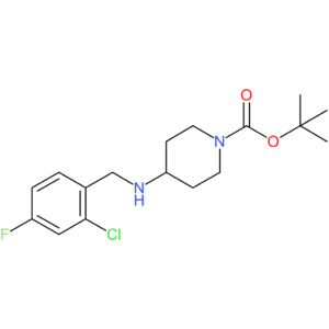 tert-Butyl 4-(2-chloro-4-fluorobenzylamino)piperidine-1-carboxylate