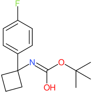 tert-Butyl N-[1-(4-fluorophenyl)cyclobutyl]carbamate