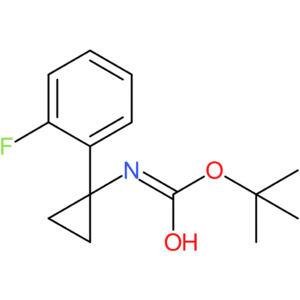 tert-Butyl N-[1-(2-fluorophenyl)cyclopropyl]carbamate