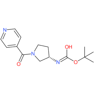 (S)-tert-Butyl 1-[(pyridin-4-yl)carbonyl]pyrrolidin-3-ylcarbamate