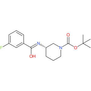 (S)-tert-Butyl 3-[(3-fluorobenzene)carbonylamino]piperidine-1-carboxylate