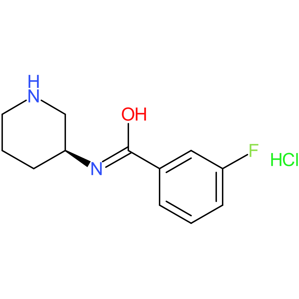 (S)-3-Fluoro-N-(piperidin-3-yl)benzamide hydrochloride