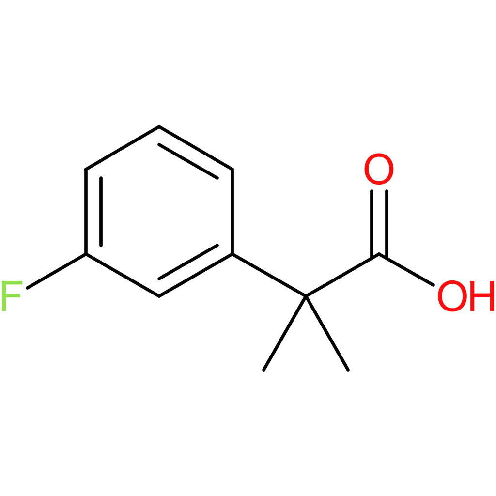 2-(3-Fluorophenyl)-2-methylpropanoic acid