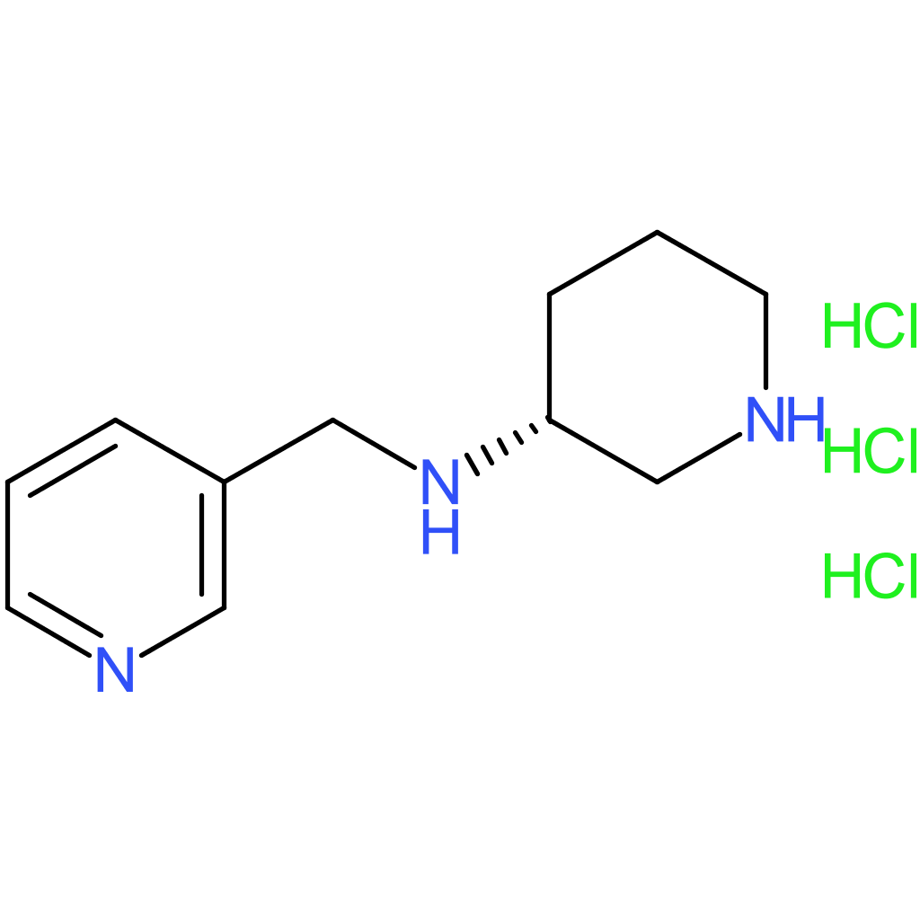 (R)-N-(Pyridin-3-ylmethyl)piperidin-3-amine trihydrochloride