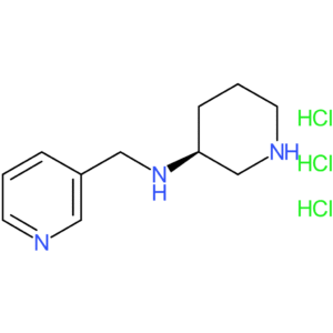 (S)-N-(Pyridin-3-ylmethyl)piperidin-3-amine trihydrochloride