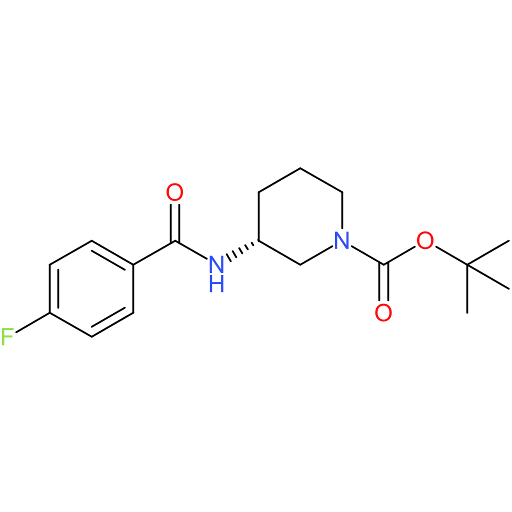 (R)-tert-Butyl 3-(4-fluorobenzamido)piperidine-1-carboxylate
