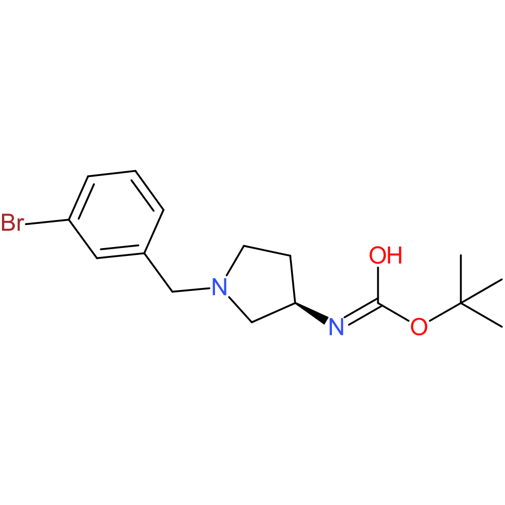 (R)-tert-Butyl 1-(3-bromobenzyl)pyrrolidin-3-ylcarbamate