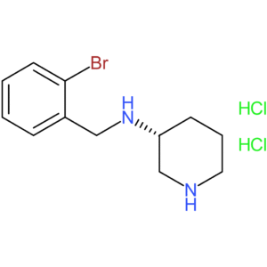 (R)-N-(2-Bromobenzyl)piperidin-3-amine dihydrochloride