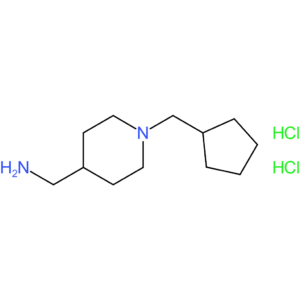 [1-(Cyclopentylmethyl)piperidin-4-yl]methanamine dihydrochloride