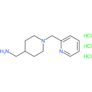 [1-(Pyridin-2-ylmethyl)piperidin-4-yl]methanamine trihydrochloride