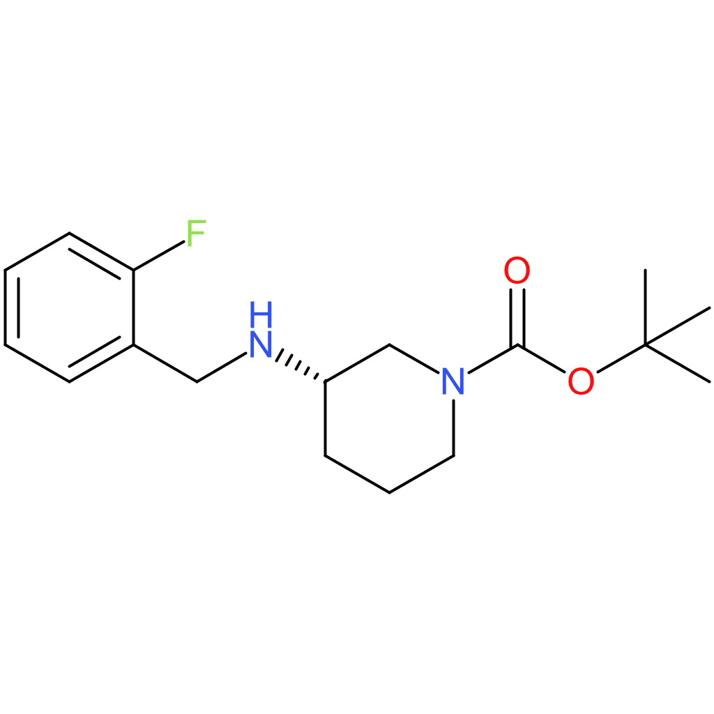(S)-tert-Butyl 3-(2-fluorobenzylamino)piperidine-1-carboxylate