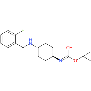 tert-Butyl (1R*,4R*)-4-(2-fluorobenzylamino)cyclohexylcarbamate