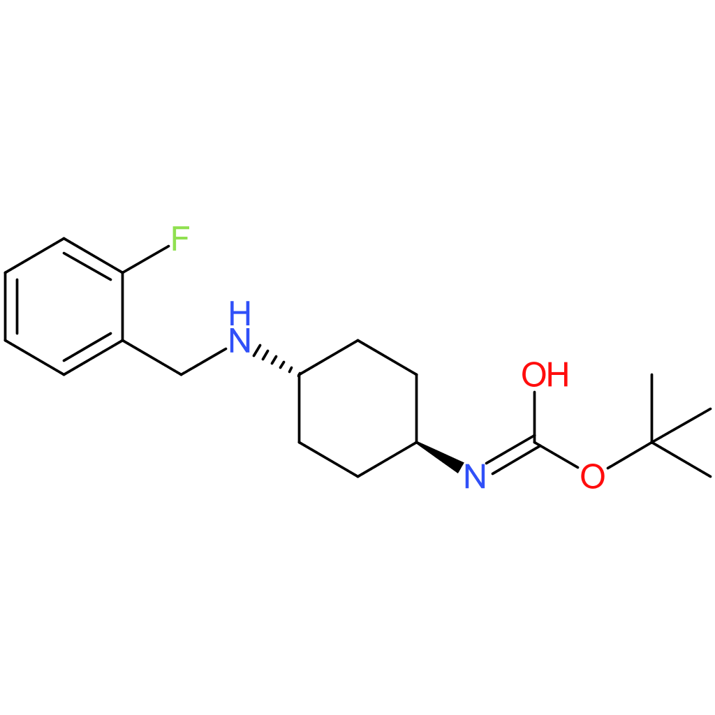 tert-Butyl (1R*,4R*)-4-(2-fluorobenzylamino)cyclohexylcarbamate