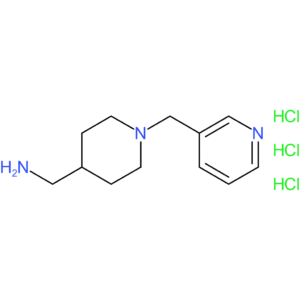 [1-(Pyridin-3-ylmethyl)piperidin-4-yl]methanamine trihydrochloride