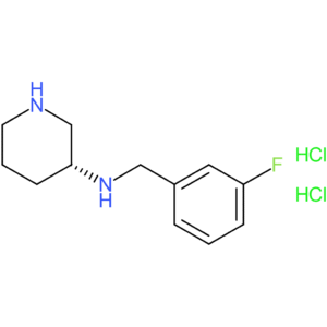 (R)-N-(3-Fluorobenzyl)piperidin-3-amine dihydrochloride