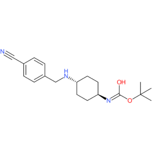 tert-Butyl (1R*,4R*)-4-(4-cyanobenzylamino)cyclohexylcarbamate