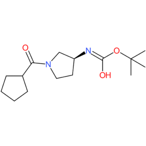 (S)-tert-Butyl 1-(cyclopentanecarbonyl)pyrrolidin-3-ylcarbamate