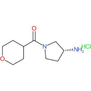 (R)-(3-Aminopyrrolidin-1-yl)(tetrahydro-2H-pyran-4-yl)methanone hydrochloride