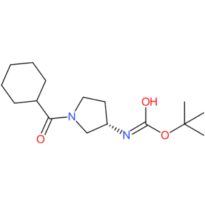 (S)-tert-Butyl 1-(cyclohexanecarbonyl)pyrrolidin-3-ylcarbamate