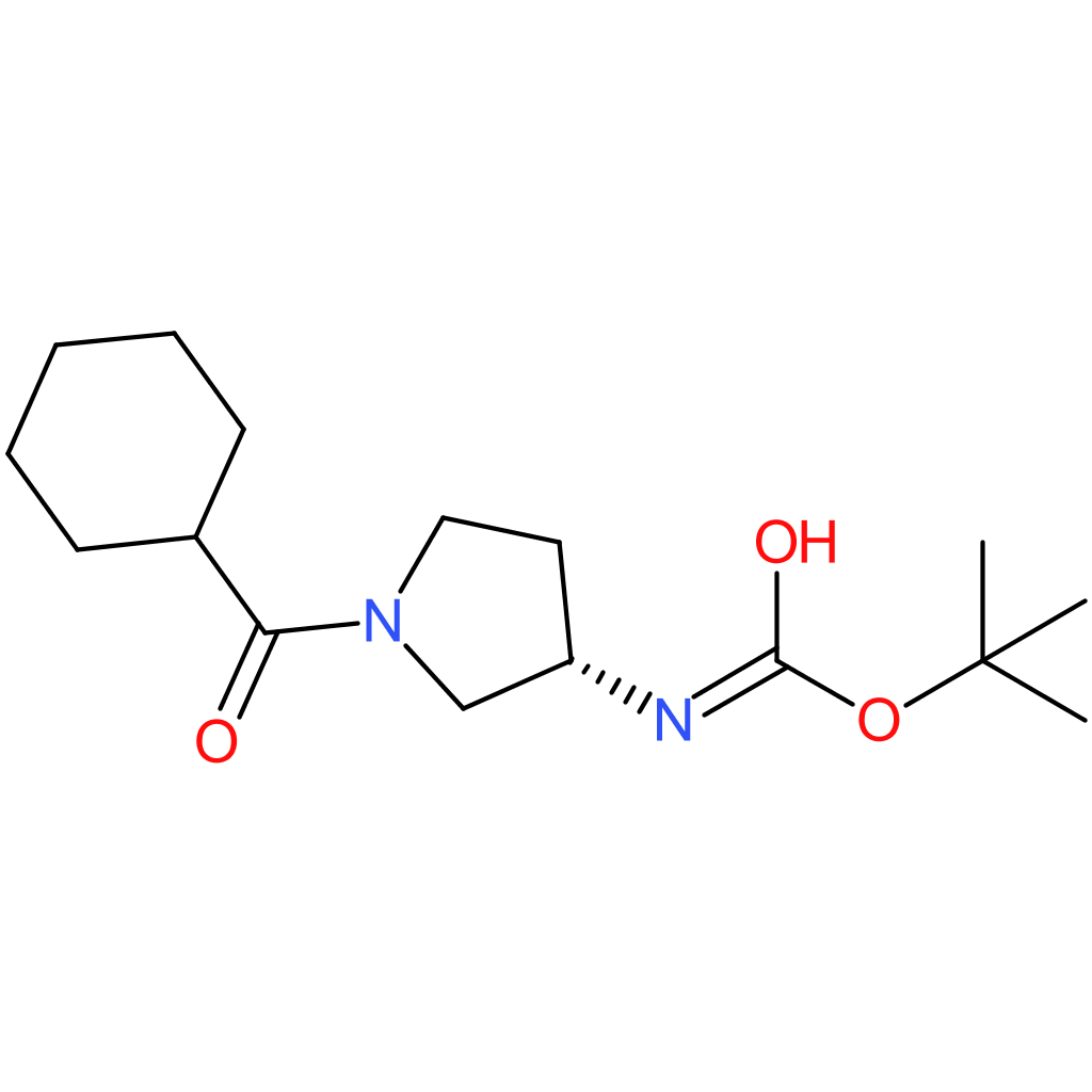 (S)-tert-Butyl 1-(cyclohexanecarbonyl)pyrrolidin-3-ylcarbamate
