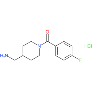 [4-(Aminomethyl)piperidin-1-yl](4-fluorophenyl)methanone hydrochloride