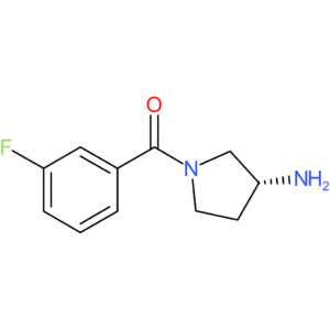 (R)-(3-Aminopyrrolidin-1-yl)(3-fluorophenyl)methanone