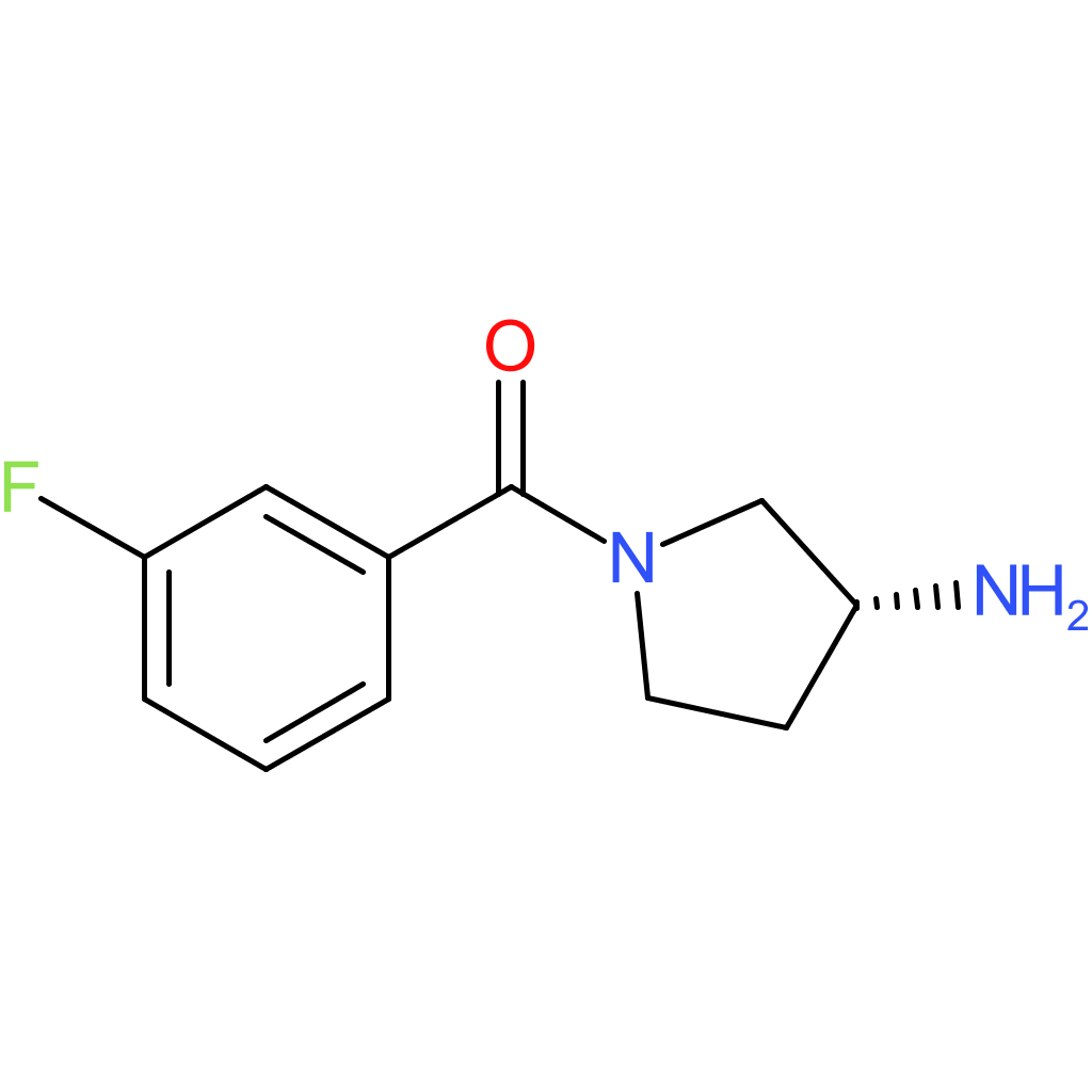 (R)-(3-Aminopyrrolidin-1-yl)(3-fluorophenyl)methanone