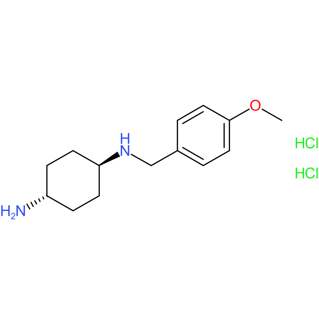 (1R*,4R*)-N1-(4-Methoxybenzyl)cyclohexane-1,4-diamine dihydrochloride
