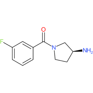 (S)-(3-Aminopyrrolidin-1-yl)(3-fluorophenyl)methanone
