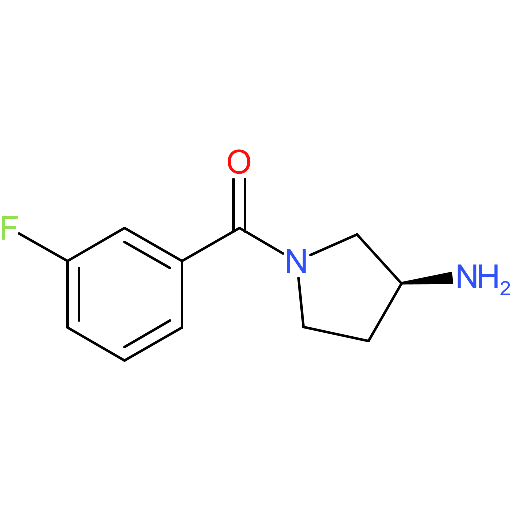 (S)-(3-Aminopyrrolidin-1-yl)(3-fluorophenyl)methanone