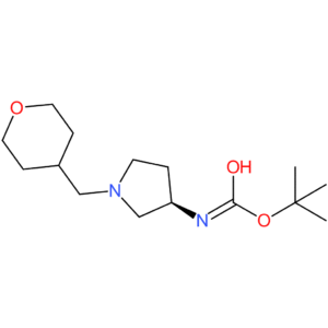 (R)-tert-Butyl 1-[(tetrahydro-2H-pyran-4-yl)methyl]pyrrolidin-3-ylcarbamate