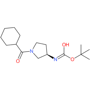 (R)-tert-Butyl 1-(cyclohexanecarbonyl)pyrrolidin-3-ylcarbamate