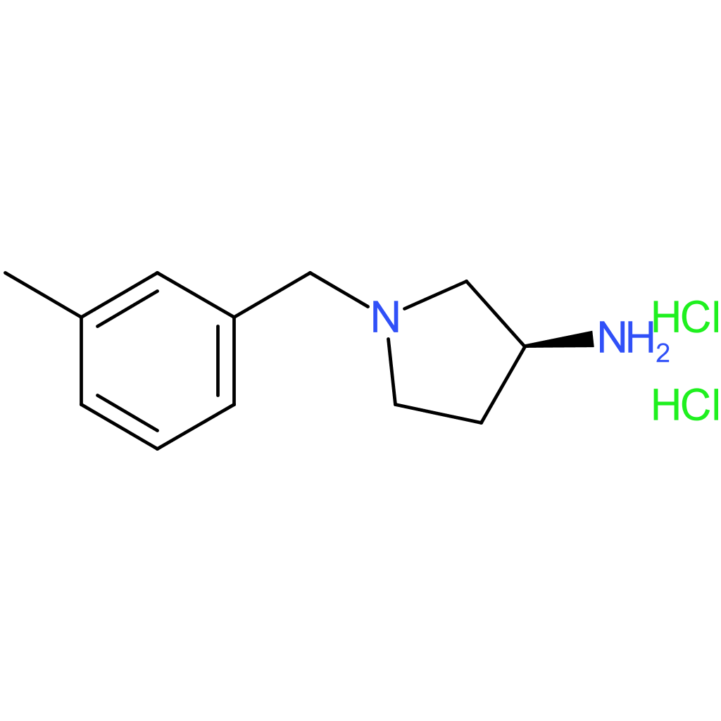 (S)-1-(3-Methylbenzyl)pyrrolidin-3-amine dihydrochloride