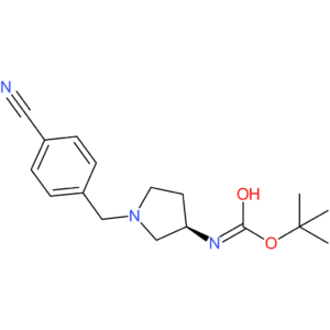 (R)-tert-Butyl 1-(4-cyanobenzyl)pyrrolidin-3-ylcarbamate