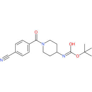 tert-Butyl 1-(4-cyanobenzoyl)piperidin-4-ylcarbamate