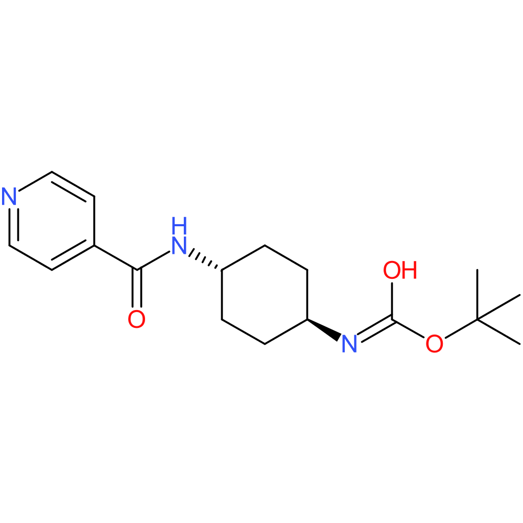 tert-Butyl (1R*,4R*)-4-(isonicotinamido)cyclohexylcarbamate