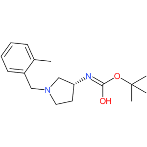 (R)-tert-Butyl 1-(2-methylbenzyl)pyrrolidin-3-ylcarbamate