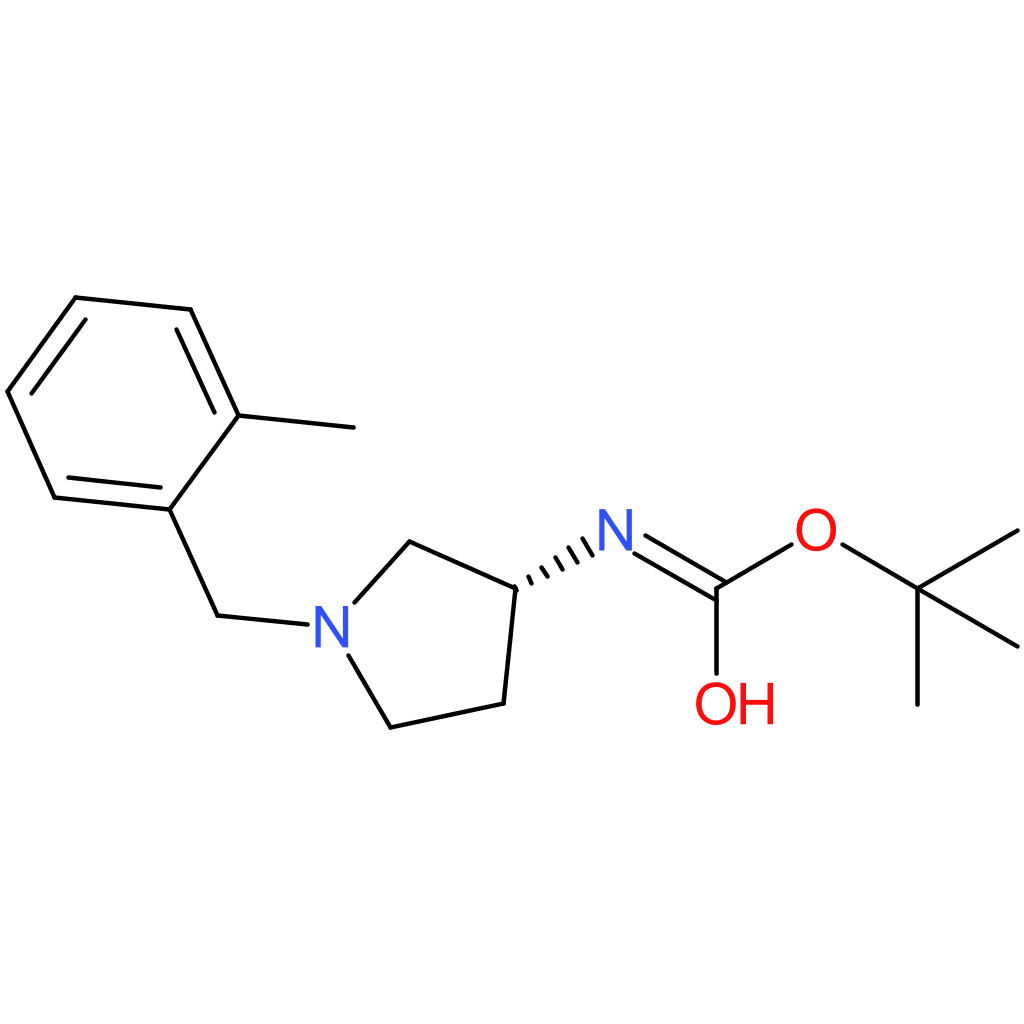 (R)-tert-Butyl 1-(2-methylbenzyl)pyrrolidin-3-ylcarbamate