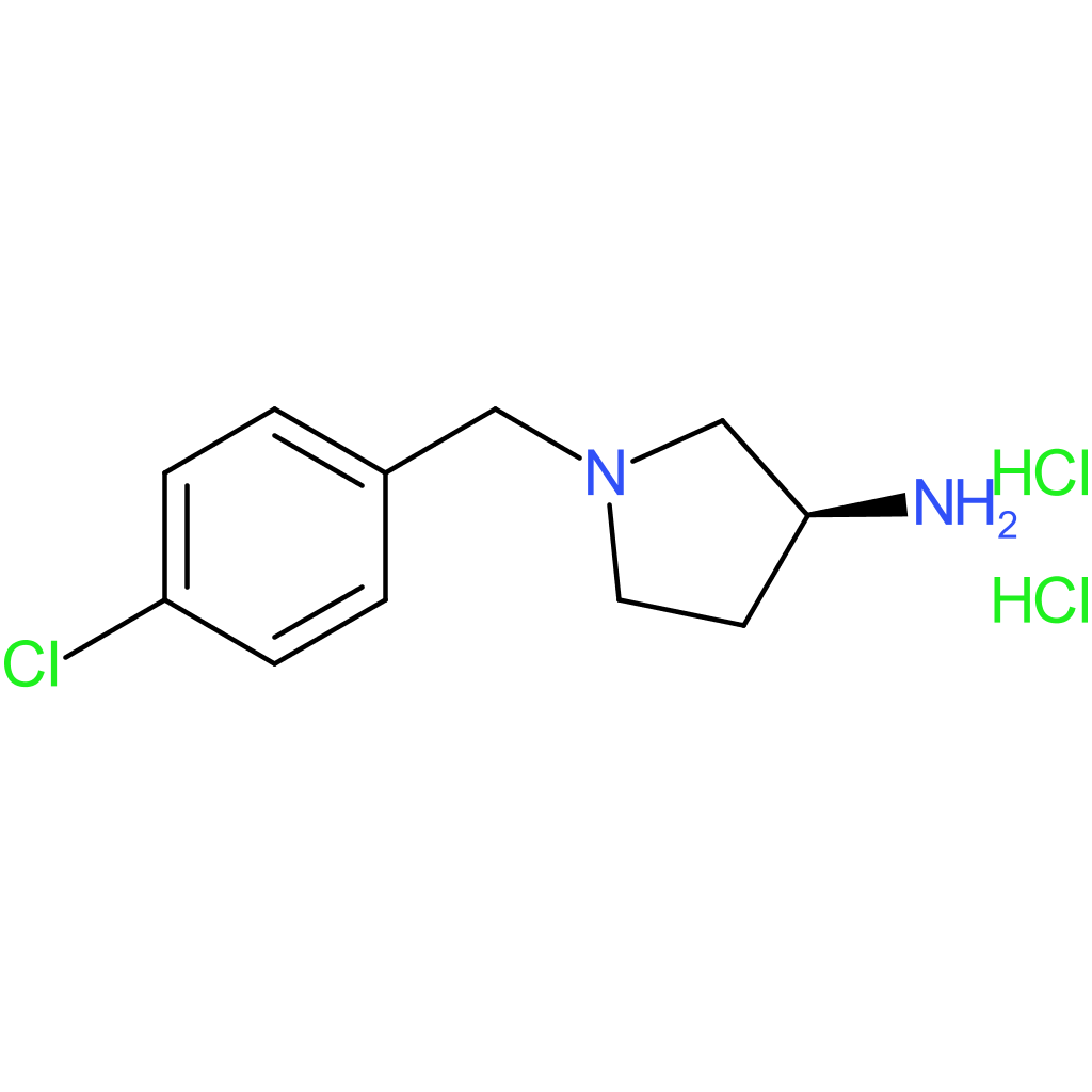 (S)-1-(4-Chlorobenzyl)pyrrolidin-3-amine dihydrochloride