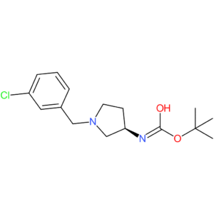 (R)-tert-Butyl 1-(3-chlorobenzyl)pyrrolidin-3-ylcarbamate