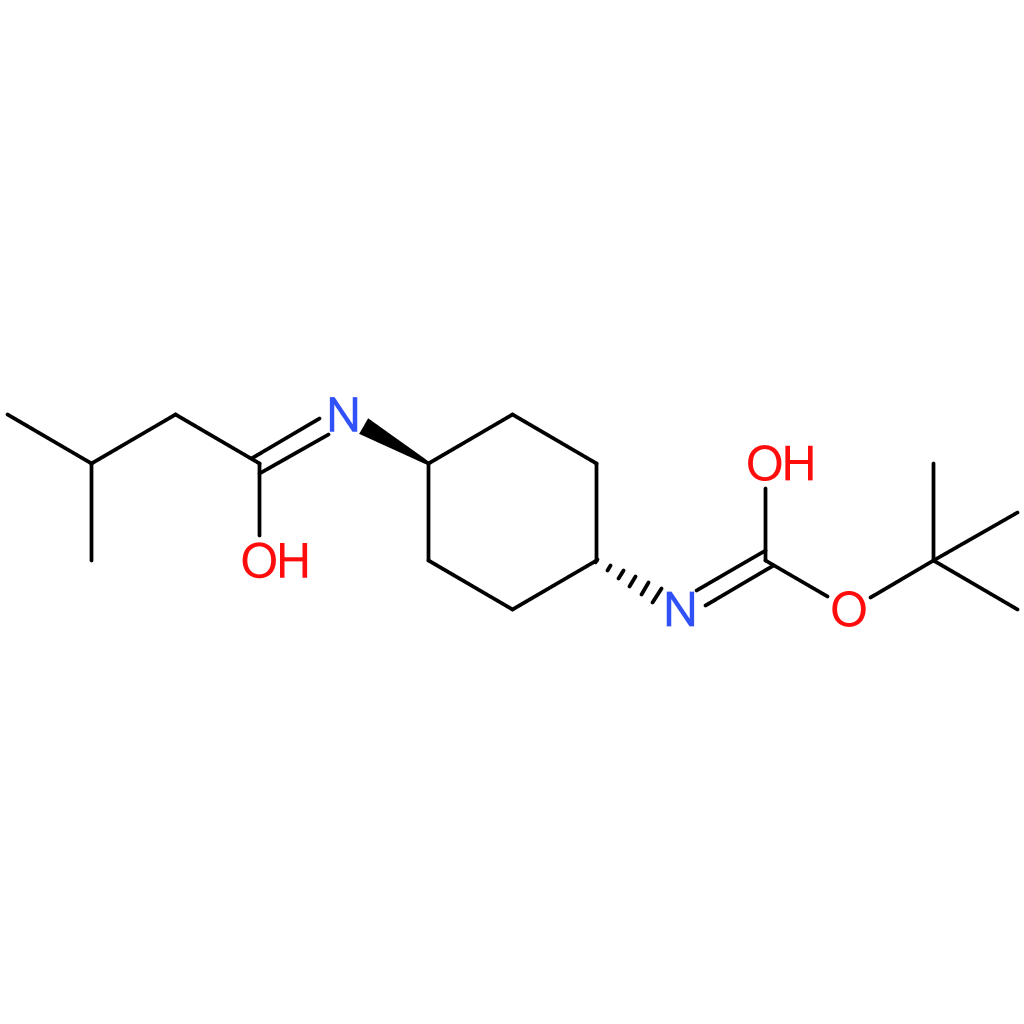 tert-Butyl (1R*,4R*)-4-(3-methylbutanamido)cyclohexylcarbamate