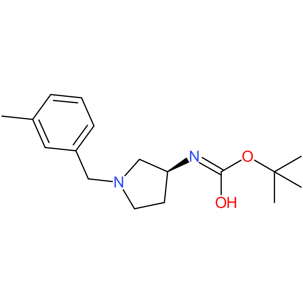 (S)-tert-Butyl 1-(3-methylbenzyl)pyrrolidin-3-ylcarbamate